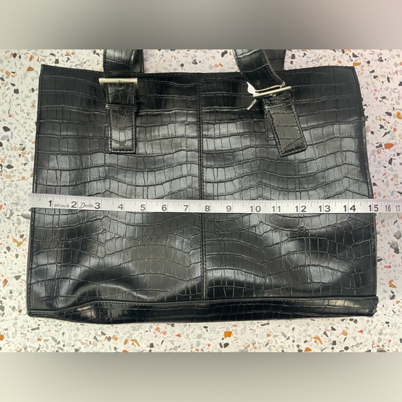 Naturalizer Black Laptop Bag Sleek Minimalist Design - Picture 16 of 16